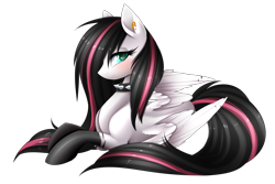 Size: 4172x2793 | Tagged: safe, artist:scarlet-spectrum, oc, oc only, oc:emala jiss, pony, absurd resolution, blushing, clothes, female, mare, simple background, socks, solo, transparent background