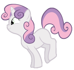 Size: 4928x4660 | Tagged: safe, artist:vito, sweetie belle, absurd resolution, simple background, transparent background, vector