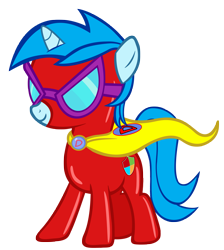 Size: 4479x5000 | Tagged: safe, artist:vito, pony, unicorn, absurd resolution, cape, clothes, ponified, solo, windows defender