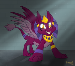 Size: 1024x902 | Tagged: safe, artist:flourret, sphinx (character), sphinx, daring done?, solo