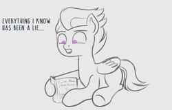 Size: 1366x876 | Tagged: safe, artist:cosmonaut, rumble, fame and misfortune, marks and recreation, book, colt, implied starlight glimmer, lineart, male, reading, solo