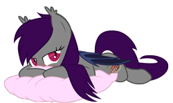 Size: 5000x2986 | Tagged: safe, artist:vito, oc, oc only, bat pony, pony, blushing, solo