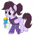 Size: 4672x5000 | Tagged: safe, artist:vito, oc, oc only, oc:internet explorer, oc:pillow case, pegasus, pony, absurd resolution, browser ponies, clothes, duo, female, internet explorer, mare, ponies in earth, simple background, transparent, transparent background