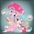 Size: 2478x2500 | Tagged: safe, artist:vito, cozy glow, pinkie pie, earth pony, pegasus, pony, /mlp/, 4chan, a better ending for cozy, alternate hairstyle, baking, batter, bowl, cake batter, cooking, cozybetes, cozylove, cute, dialogue, diapinkes, drawthread, egg, flour, food, messy mane, milk