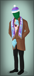 Size: 1191x2624 | Tagged: safe, artist:vito, cozy glow, oc, oc:anon, human, pegasus, pony, /mlp/, 4chan, 4chan cup scarf, alternate hairstyle, clothes, cozybetes, cozylove, cute, drawthread, female, filly, foal, hat, heart eyes, jacket, male, scarf, wingding eyes