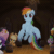 Size: 440x440 | Tagged: safe, screencap, applejack, lix spittle, murdock, rainbow dash, rarity, spike, dragon, earth pony, pegasus, pony, unicorn, my little pony: the movie, animated, cropped, cute, dashabetes, female, flying, gif, heart, heart hoof, male, mare, parrot pirates, pirate, singing, solo focus, time to be awesome, underhoof
