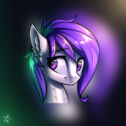 Size: 1100x1100 | Tagged: safe, artist:starfall-spark, oc, oc only, oc:morning glory (project horizons), pegasus, pony, fallout equestria, fallout equestria: project horizons, bust, female, head, mare