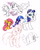 Size: 4469x5648 | Tagged: safe, artist:shira-hedgie, fluttershy, rainbow dash, rarity, spike, twilight sparkle, twilight sparkle (alicorn), alicorn, dragon, pegasus, pony, unicorn, absurd resolution, sketch, sketch dump