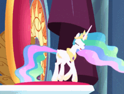 Size: 426x326 | Tagged: safe, screencap, princess celestia, alicorn, pony, horse play, season 8, animated, cropped, cute, cutelestia, daaaaaaaaaaaw, excited, eyes closed, female, gif, happy, hnnng, laughing, majestic as fuck, mare, ohmygosh, open mouth, prancelestia, prancing, raised hoof, raised leg, sillestia, silly, silly pony, smiling, solo, spread wings, trotting, trotting in place, wings, youtube link