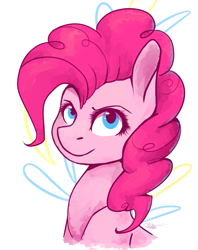 Size: 865x1090 | Tagged: safe, artist:nightskrill, pinkie pie, earth pony, pony, bust, female, mare, portrait, solo