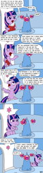 Size: 1000x4000 | Tagged: safe, artist:bjdazzle, twilight sparkle, twilight sparkle (alicorn), alicorn, surf and/or turf, book, comic, cutie mark, map, mount aris, rant, season 8 homework assignment, table, the cmc's cutie marks, throne, throne room, twilight is not amused, twilight's castle, unamused