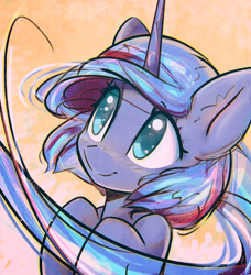 Size: 2842x3111 | Tagged: safe, artist:mirroredsea, princess luna, alicorn, pony, cute, female, lunabetes, mare, smiling, solo