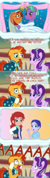 Size: 996x3496 | Tagged: safe, artist:phallen1, firelight, starlight glimmer, stellar flare, sunburst, human, unicorn, equestria girls, the parent map, aaaaaaaaaa, bridal carry, carrying, clothes, comic, dress, eqgified, equestria girls-ified, female, freckles, girly scream, horror, imagination, implied incest, implied starburst, implied stellarlight, insane troll logic, male, mare, marriage, nightmare fuel, offspring, parent:starlight glimmer, parent:sunburst, parents:starburst, parody, screaming, the simpsons, wedding, wedding dress, what if