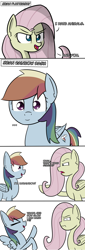 Size: 1448x4273 | Tagged: safe, artist:artiks, fluttershy, mean fluttershy, mean rainbow dash, pegasus, pony, the mean 6, clone, comic, cute, dashabetes, dialogue, duo, duo female, evil rainbow dash, female, mean dashabetes, mean shyabetes, shyabetes, simple background, unrainbow, white background