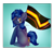 Size: 2800x2500 | Tagged: dead source, safe, artist:pandyshera, oc, oc:starlight blossom, unicorn, bow, face paint, female, filly, flag, looking back, misleading thumbnail, pride, pride flag, ribbon, rubber pride flag, signature, simple background, sitting, solo, tail bow