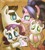 Size: 898x1000 | Tagged: safe, artist:atryl, cookie crumbles, hondo flanks, rarity, sweetie belle, pony, unicorn, baby, baby pony, boop, carrying, cookieflanks, cute, diasweetes, drawing, earring, family, filly, foal, moustache, noseboop, nuzzling, raribetes, rarity's parents, spit bubble