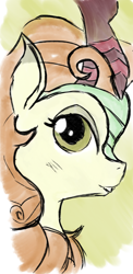 Size: 934x1920 | Tagged: safe, artist:arcanelexicon, autumn blaze, kirin, sounds of silence, female, solo