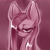 Size: 1500x1500 | Tagged: safe, artist:kaikoinu, pinkie pie, earth pony, pony, impossibly large ears, monochrome, pinkamena diane pie, solo