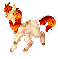 Size: 2106x2148 | Tagged: safe, artist:twinkepaint, autumn blaze, butterfly, kirin, sounds of silence, cute, female, open mouth, simple background, smiling, solo, transparent background