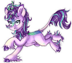 Size: 2370x2060 | Tagged: safe, artist:ilynalta, starlight glimmer, kirin, sounds of silence, kirin starlight, kirin-ified, simple background, smiling, solo, species swap, transparent background