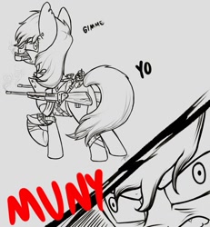 Size: 1000x1080 | Tagged: safe, oc, oc only, oc:muny, fallout equestria, /mlp/, muny, raider, twilight scepter