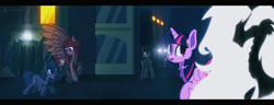 Size: 3500x1338 | Tagged: safe, artist:alterhouse, twilight sparkle, twilight sparkle (alicorn), oc, alicorn, pony