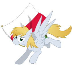 Size: 4000x4000 | Tagged: safe, artist:in3ds2, oc, oc only, oc:cutting chipset, pegasus, pony, flag, independence day, looking at you, male, poland, polish national independence day, running, simple background, solo, spread wings, stallion, transparent background, wings