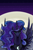 Size: 1060x1607 | Tagged: safe, artist:greyscaleart, princess luna, alicorn, pony, constellation freckles, ethereal mane, female, flowing mane, freckles, galaxy mane, looking at you, mare, missing accessory, solo