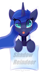 Size: 1063x1654 | Tagged: safe, artist:php97, princess luna, pony, :p, clothes, connor, cosplay, costume, crossover, cute, detroit: become human, eye clipping through hair, female, looking at you, lunabetes, mare, rk900, silly, simple background, solo, tongue out, white background