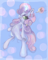 Size: 712x897 | Tagged: safe, artist:coffeechicken, derpibooru import, sweetie belle, pony, unicorn, female, filly, solo