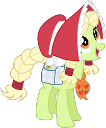 Size: 3500x4206 | Tagged: safe, artist:joey, derpibooru import, granny smith, simple background, transparent background, vector