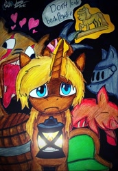 Size: 586x850 | Tagged: safe, pony, unicorn, amnesia the dark descent, pewdiepie, ponified