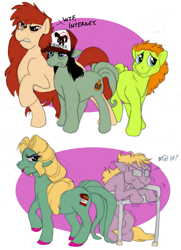 Size: 595x823 | Tagged: safe, artist:jabberwockychamber, derpibooru import, pony, plot-hunter, ponified, squidbillies