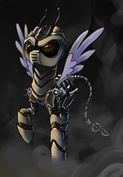 Size: 600x862 | Tagged: safe, artist:olafski, derpibooru import, oc, oc only, fallout equestria, enclave, grand pegasus enclave