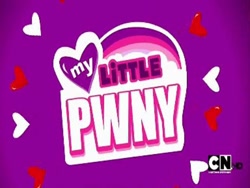 Size: 768x576 | Tagged: safe, edit, cartoon network, logo, logo edit, logo parody, mad (tv series), mad magazine, my little pony logo, my little pwny, pony reference, youtube link