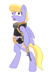 Size: 2250x3250 | Tagged: safe, artist:shadawg, derpibooru import, cloud kicker, pegasus, pony, ar15, derp kicker, gun, high res, rifle, soldier, solo, weapon