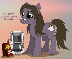 Size: 565x471 | Tagged: safe, derpibooru import, oc, oc only, earth pony, pony, coffee, earth pony oc