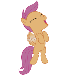 Size: 2048x2048 | Tagged: safe, artist:thecoltalition, scootaloo, high res, simple background, transparent background, vector