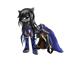 Size: 3639x2750 | Tagged: safe, artist:halotheme, derpibooru import, castlevania, high res, ponified, shanoa