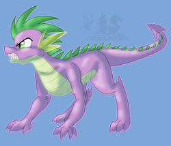 Size: 700x600 | Tagged: safe, artist:thepipefox, derpibooru import, spike, dragon, male, simple background, solo