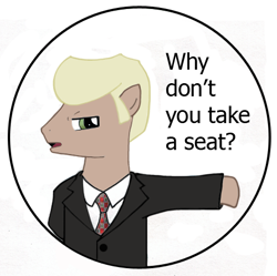 Size: 465x464 | Tagged: source needed, safe, artist:djparadroid, derpibooru import, chris hansen, ponified, to catch a predator