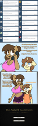 Size: 1280x4178 | Tagged: safe, artist:stunnerpone, oc, oc only, oc:georgia lockheart, oc:ollie cotter, anthro, georgia replies