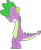 Size: 659x812 | Tagged: safe, artist:mechathefox, derpibooru import, spike, dragon, male, solo