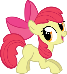 Size: 1744x1919 | Tagged: safe, artist:sircinnamon, derpibooru import, apple bloom, fun pose, simple background, transparent background, vector