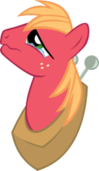 Size: 1914x3299 | Tagged: safe, artist:sircinnamon, derpibooru import, big macintosh, earth pony, pony, crying, male, simple background, stallion, transparent background, vector, wavy mouth