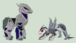 Size: 1000x572 | Tagged: safe, derpibooru import, megatron, ponified, starscream, transformers