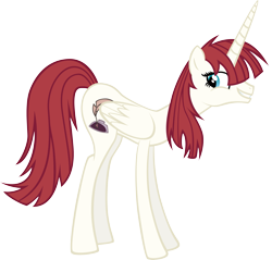 Size: 4267x4082 | Tagged: safe, artist:sircinnamon, derpibooru import, oc, oc only, oc:fausticorn, alicorn, pony, absurd resolution, fun pose, lauren faust, simple background, transparent background, vector