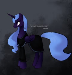 Size: 1397x1450 | Tagged: safe, artist:fore-trekker, derpibooru import, oc, oc only, oc:lacunae, alicorn, pony, fallout equestria, fallout equestria: project horizons, artificial alicorn, female, hooves, horn, mare, purple alicorn (fo:e), solo, wings