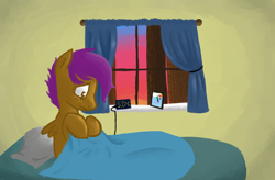 Size: 1544x1011 | Tagged: safe, derpibooru import, scootaloo, abandoned, sad, scootalone, scootaloo can't fly