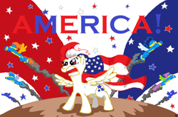 Size: 1026x678 | Tagged: safe, artist:sir-croco, derpibooru import, oc, oc only, oc:star spangler, 4th of july, american independence day, american pony, independence day, murica, nation ponies, patriot, patriotic, stars, united states